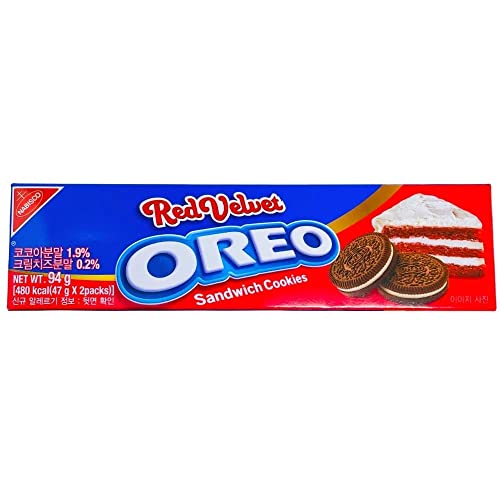Oreo Red Velvet Chocolate Sandwich Cookies 94g Pack
