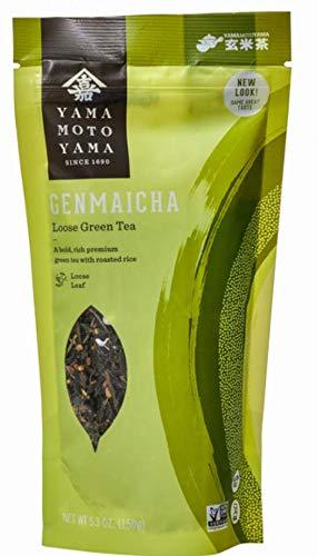 Japanese Yamamotoyama Genmaicha Green Tea with Roasted Rice & Sorghum Seed 5.3oz - Mighty Depot