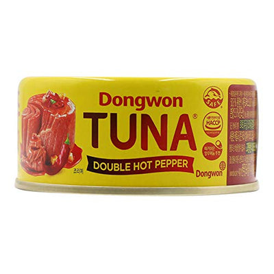 Dongwon, Tuna Chunk Or Flake Styles In Double Hot Pepper, 5.29 Ounce