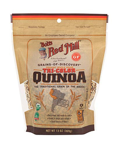Bob's Red Mill Organic Tri-Color Quinoa Grain, 13 Oz