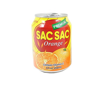 Lotte Sac Sac Orange 8 FL.oz (20 cans)