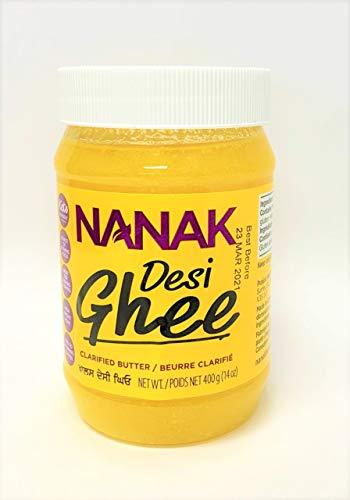 Nanak Pure Desi Ghee, Clarified Butter, 14-Ounce Jar (Pack of 3) - Mighty Depot