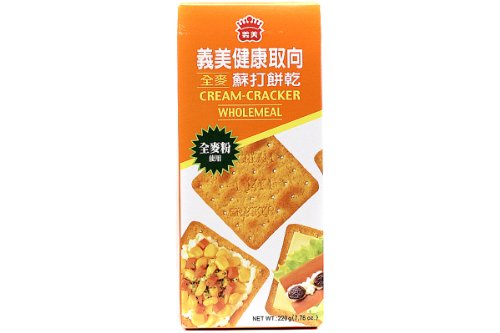 Cream Cracker (Wholemeal) - 7.76oz [3 units] by I MEI.