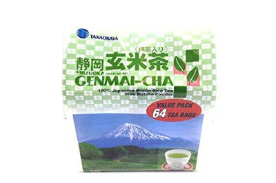 Shizuoka Matcha Genmai-cha (100% Japanese Brown Rice Tea (Pack of 1)