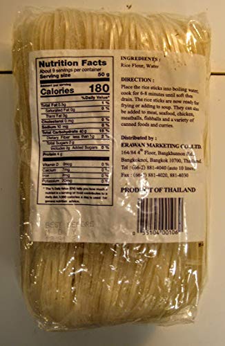 Banh Pho -Pad Thai - Noodles by Erawan - 16 OZ. (2 Pack)