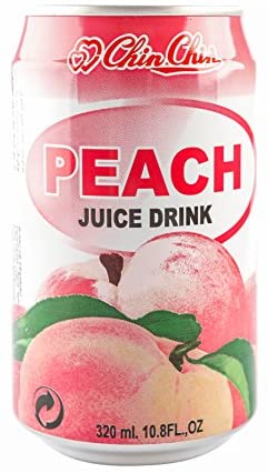 Chin Chin Peach Drink Juice - 11oz (3 packs)