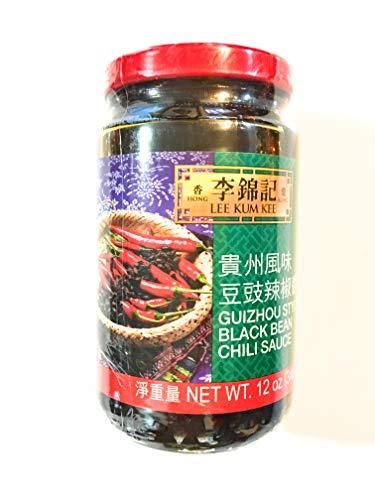 Lee Kum Kee Guizhou Style Black Bean Chili Sauce 12 Oz(2 Pack)贵州风味豆豉辣椒酱