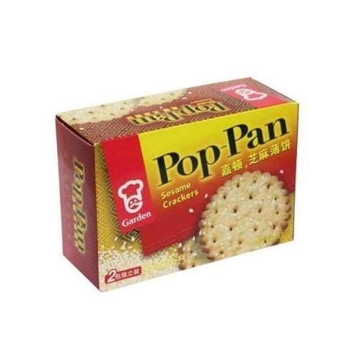 Garden Pop-pan Sesame Crackers 8oz (Pack of 2)