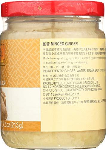 Lee Kum Kee Minced Ginger, 7.5-Ounce Jars (Pack of 4) - Mighty Depot