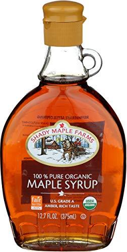 Shady Maple Farms, Syrup Maple Amber Grade A Organic, 12.7 Fl Oz - Mighty Depot