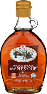Shady Maple Farms, Syrup Maple Amber Grade A Organic, 12.7 Fl Oz - Mighty Depot