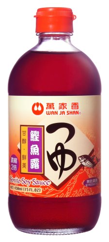 Wan Ja Shan Bonito Soy Sauce 15 Oz (Pack of 12)