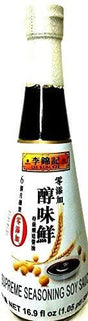 Lee Kum Kee Supreme Seasoning Soy Sauce 16.9oz - Mighty Depot