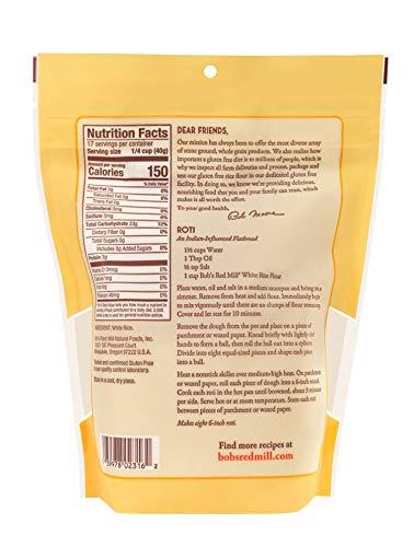 Bob's Red Mill Gluten Free White Rice Flour, 24 Ounce (Pack of 1)