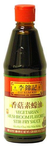 Lee Kum Kee Vegetarian Mushroom Flavored Stir-fry Sauce, 20-Ounce Bottle (Pack of 3) - Mighty Depot
