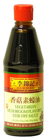 Lee Kum Kee Vegetarian Mushroom Flavored Stir-fry Sauce, 20-Ounce Bottle (Pack of 3)