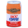 UCC Coffee with Milk Original Blend 270mL, 6 Pack
