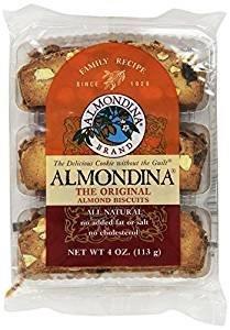 Almondia The Original Almond Biscuits No Cholesterol 4 Oz. Pack Of 2.2 - Mighty Depot