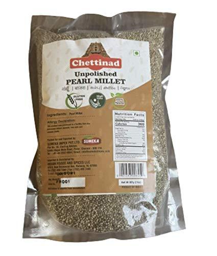 Chettinad Pearled (Unpolished) Pearl Millet - 2 Lb - Mighty Depot