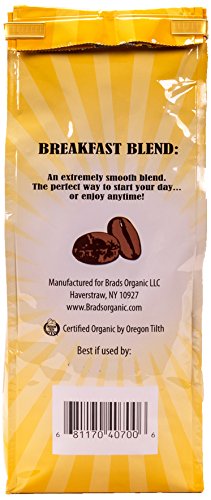 Brad's Organic Coffee, French Roast, 12 Ounce - Mighty Depot