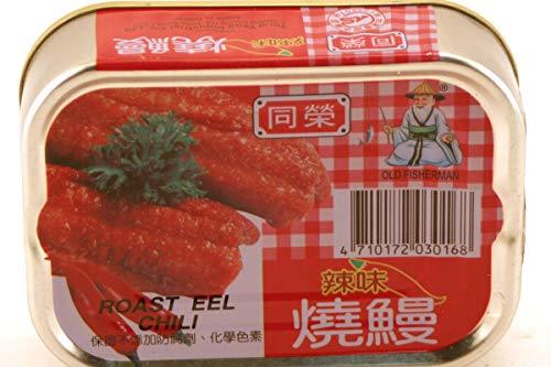 Taiwan Canned Seafood Roast Eel Chili 同荣辣味烧鳗鱼 3.5oz - Total of 3 packs