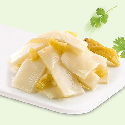 TUDOU Liangpinpuzi Crispy Bamboo Shoots with Pickled Peppers Snacks 188g 良品铺子 泡椒脆笋 小吃 零食 188g