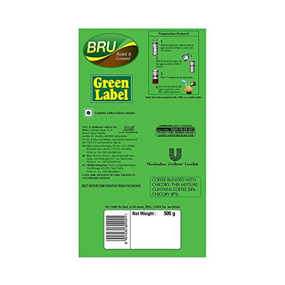 BRU Green Label Coffee 17.6oz
