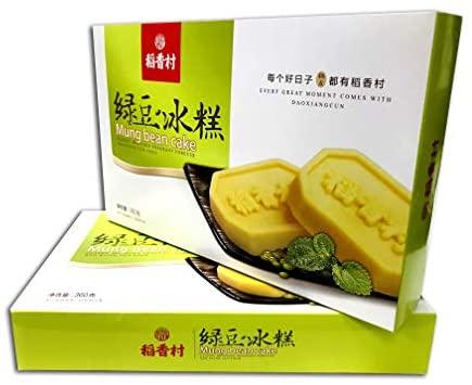 DaoXiangCun Mung Bean Cake(Pack of 2) 稻香村 绿豆冰糕(2盒) - Mighty Depot