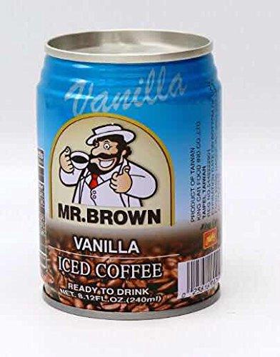 Mr. Brown, Vanilla Iced Coffee, 8.12 oz - Mighty Depot