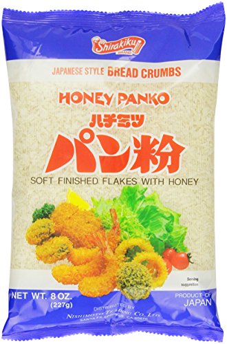 Shirakiku Panko Honey Bread Crumbs, 8-Ounce