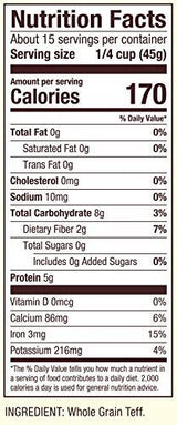 Bob's Red Mill Whole Grain Teff, 24 Oz - Mighty Depot