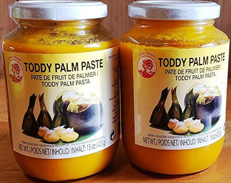 Toddy Palm Paste Pate De Fruit De Palmer For Thai Dessert 2 Jars (15oz each) - Mighty Depot