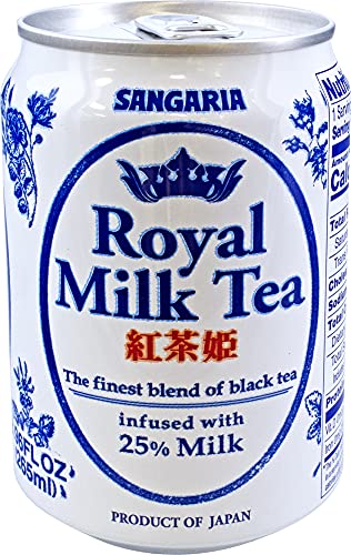 SANGARIA Royal Milk Tea, 8.96 Fluid Ounce (Pack of 24)