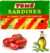 4 Packs Tome Sardines (In Tomato Sauce w/ Olive Oil) 125g Ea - Mighty Depot