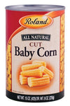 Roland Foods Cut Baby Corn, Specialty Imported Food, 15-Ounce Can