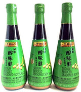 Lee Kum Kee Sodium Reduced Seasoned Soy Sauce 16.9 oz (Pack of 3) - Mighty Depot