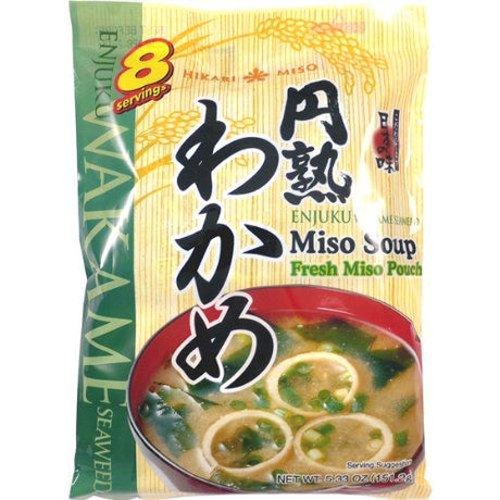 Hikari Miso Instant Miso Soup, Wakame Seaweed, 5.14 Ounce - Mighty Depot