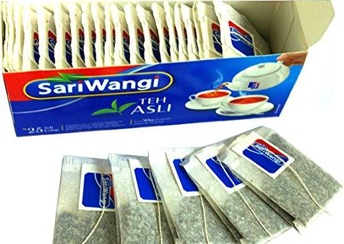 Sariwangi Teh Asli - Indonesia Black Tea 25-ct, 1.63 Ounces, 3 Boxes - Mighty Depot