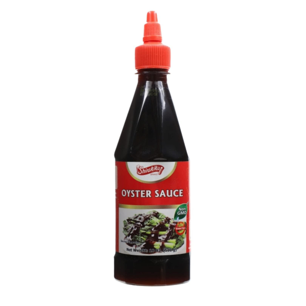 Oyster Sauce, Non GMO Shirakiku, 18 oz Squeeze Bottle with twist cap - Mighty Depot