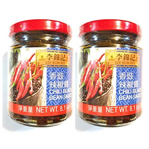 Lee Kum Kee Chili Black Bean Sauce 8.1 Oz(2 Pack)香豉辣椒醬