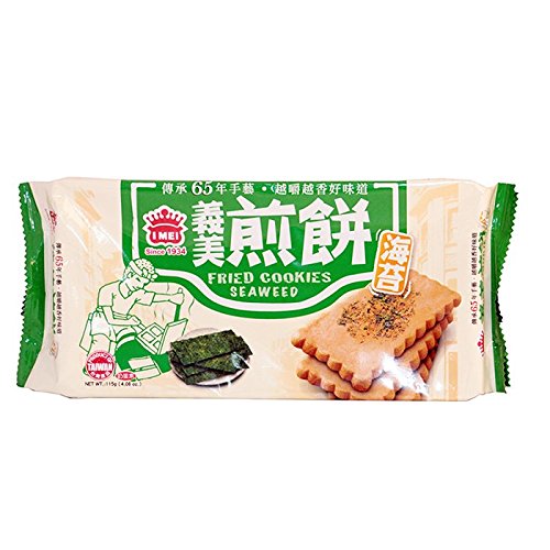 Imei Fried Cookies (Seaweed Flavor) - 4.06oz (Pack of 1)