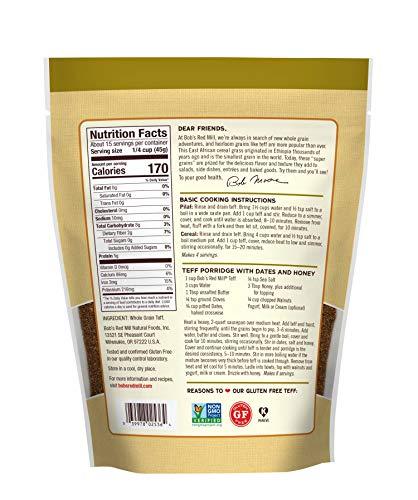 Bob's Red Mill Whole Grain Teff, 24 Oz - Mighty Depot