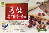 Korea Food Red Ginseng Honey Jujube Tea 12 Packs, 32 grams each - Mighty Depot