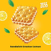 Zess Wheat Flour Sandwich Crackers **Lemon Flavor** 180g 6.4oz (10 individual packs)-Zess Biscuits Product of Malaysia, 1 Pack