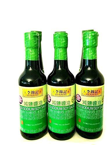 Lee Kum Kee Less Sodium soy Sauce 16.9 oz (6 pcs) - Mighty Depot