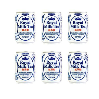 Japanese Sangaria Rich and Creamy Royal Milk Tea Can 9.2 fl oz (6 Pack)