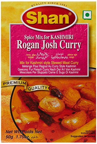 Shan Rogan Josh Curry Mix 50g - Mighty Depot