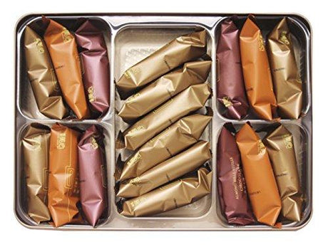 Mei-xin Almond Mille Feuille 香港美心杏仁條 (1 box) - Mighty Depot