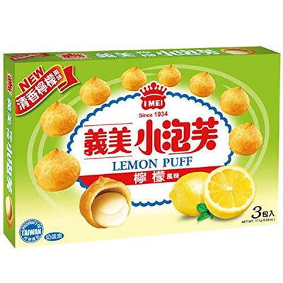 I-MEI PUFF flavor Taiwan Snack 義美小泡芙 (3 in 1 171g)