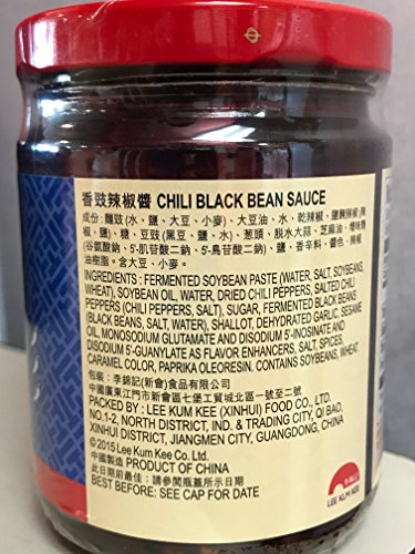 Lee Kum Kee Chili Black Bean Sauce, 8.1 Ounce (pack of 4)